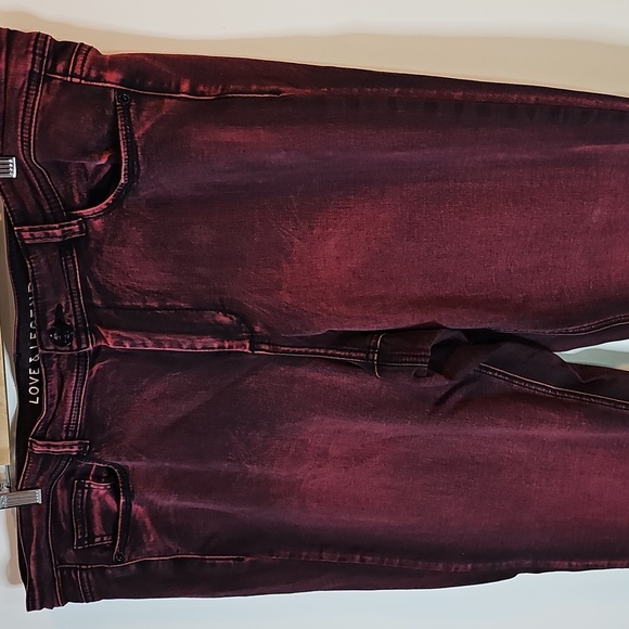 Love & Legend Deep Burgundy Size 22 Jeggings - Picture 2 of 7